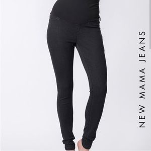 Black Post Maternity Shaping Jeans